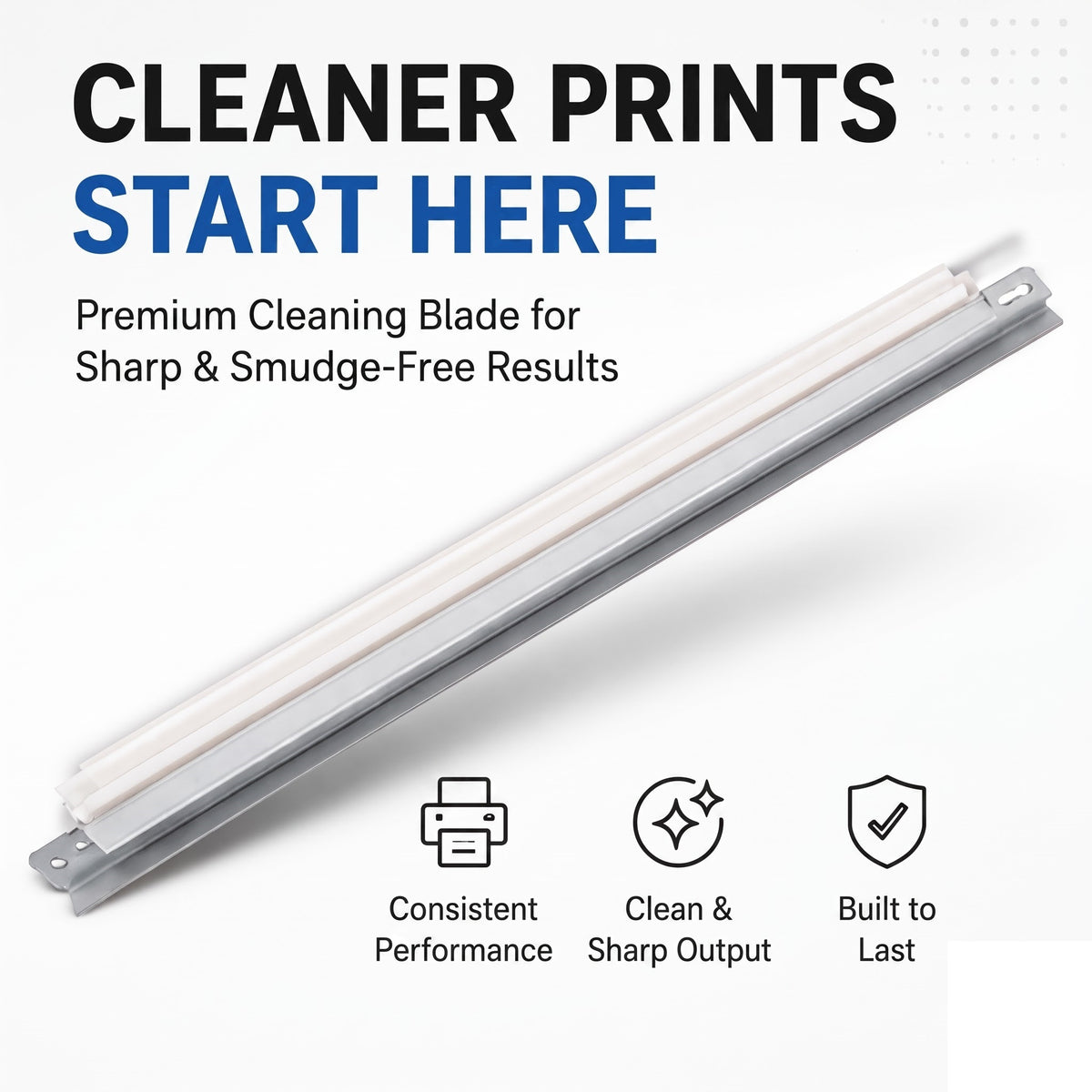 Digital Copier Xerox Color OPC Drum Cleaning Blade CMY | Cyan Magenta Yellow Drum Cleaning Blade | Compatible in Color 570 C60 C70 DC240 DC250 J75 C75 | Durable Quality | Value Price