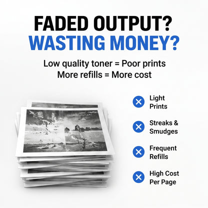 Digital Copier Konica Minolta Cyan Toner Powder | Compatible in C220 C250i  C308 C364 C458 C558 C658 Series | Black Foil Pouch Pack | Premium Quality | Value Price