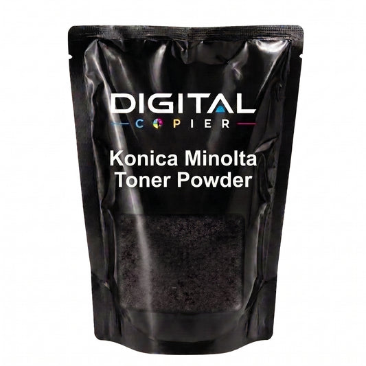 Digital Copier Konica Minolta Black Toner Powder | Compatible in C220 C308 C364 C458 C558 C658 Series | Black Foil Pouch Pack | Premium Quality | Value Price