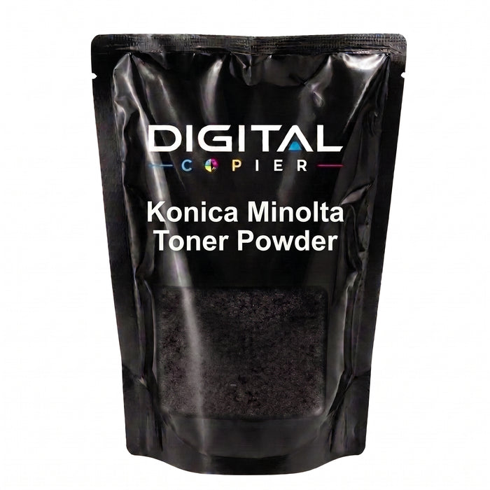 Digital Copier Konica Minolta Black Toner Powder | Compatible in C220 C308 C364 C458 C558 C658 | Black Foil Pouch Pack | Premium Quality | Value Price