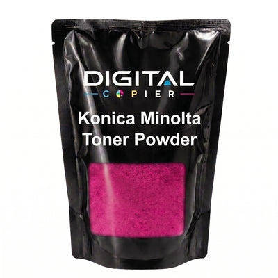 Digital Copier Konica Minolta Magenta Toner Powder | Compatible in C220  C364 C458 C558 C658 Series | Black Foil Pouch Pack | Premium Quality | Value Price