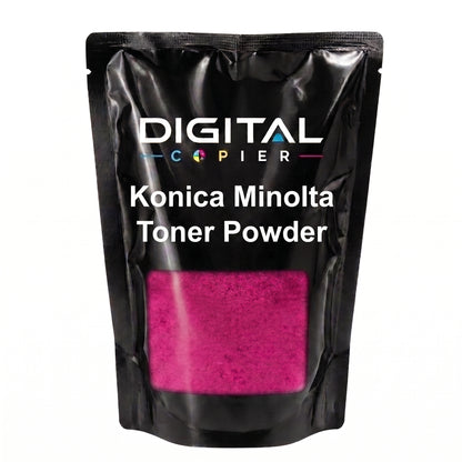 Digital Copier Konica Minolta Magenta Toner Powder | Compatible in C220  C364 C458 C558 C658 Series | Black Foil Pouch Pack | Premium Quality | Value Price
