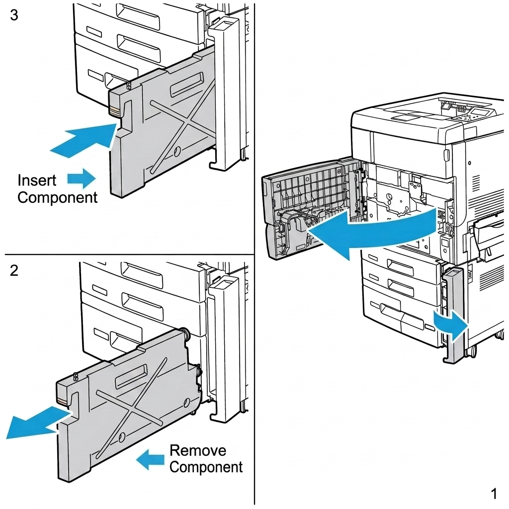 Digital Copier Refurbished Xerox C70 Waste Toner Box | Compatible for C70 J75 550 V80 | Durable Quality | Value Price