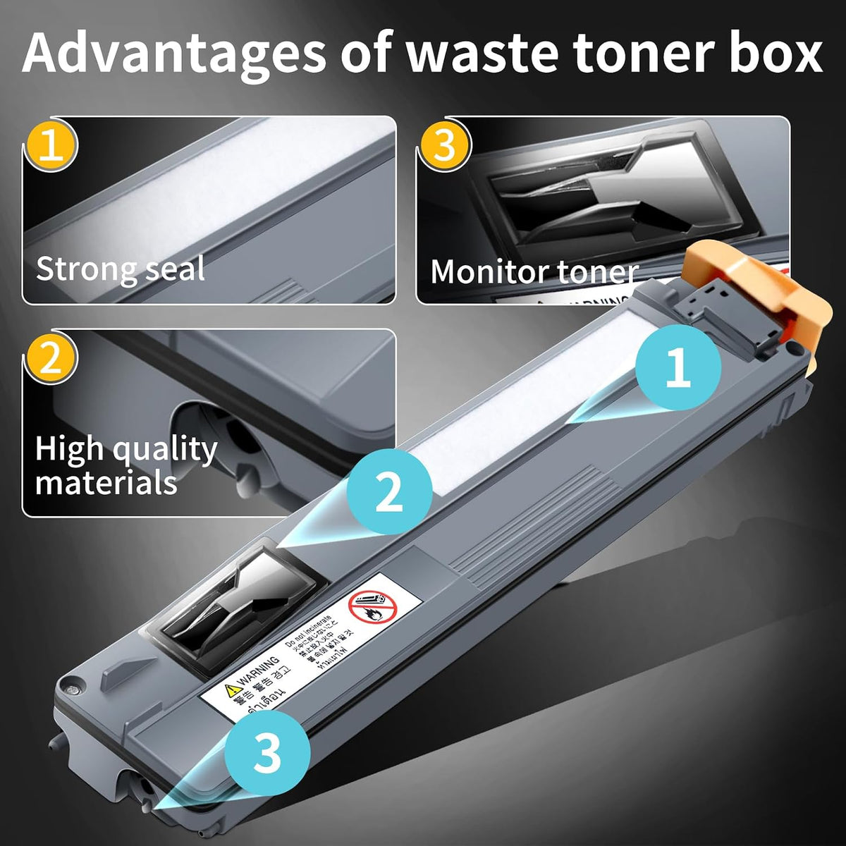 Refurbished Xerox WorkCentre 7425 Waste Toner Container | 7545 7830 7970 | Durable Quality | Value Price
