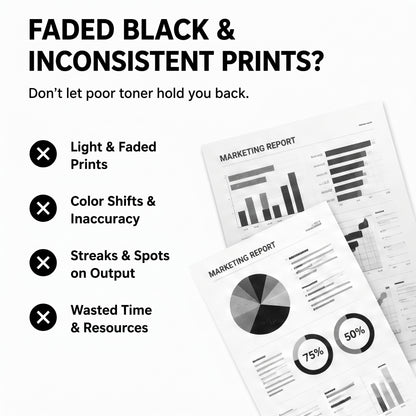 Digital Copier Xerox Black Developer Powder | Compatible in Color C60 C70 DC240 J75 C75 550 | OEM Quality Developer Powder | Durable Quality | Value Price